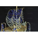 Люстра Корвет 1 ламповый синий в Химках