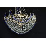 Люстра Корвет 1 ламповый синий в Химках