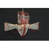 Люстра Летучий Голландец красный в Химках