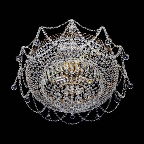 Люстра Агата большая в Химках Гусь Хрустальный