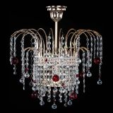 Люстра Агата Венеция №1 красная в Химках