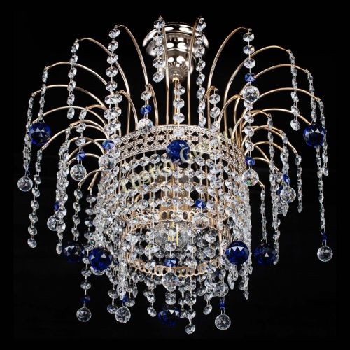 Люстра Агата Венеция №1 синяя в Химках Гусь Хрустальный