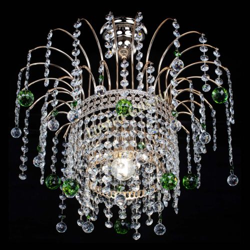 Люстра Агата Венеция №1 зеленая в Химках Гусь Хрустальный