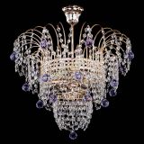 Люстра Агата Венеция №2 - 3 лампы фиолетовая в Химках Люстра Агата Венеция №2 - 3 лампы фиолетовая в Химках