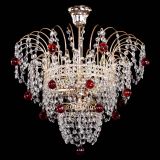 Люстра Агата Венеция №2 - 3 лампы красная в Химках