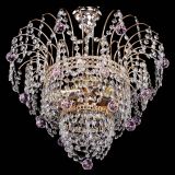 Люстра Агата Венеция №2 - 3 лампы розовая в Химках