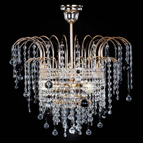 Люстра Агата Венеция №3 черная в Химках Гусь Хрустальный