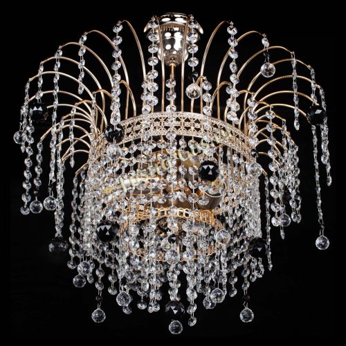 Люстра Агата Венеция №3 черная в Химках Гусь Хрустальный