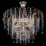 Люстра Агата Венеция №3 красная в Химках