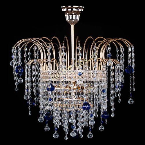 Люстра Агата Венеция №3 синяя в Химках Гусь Хрустальный