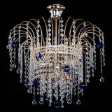 Люстра Агата Венеция №3 синяя в Химках