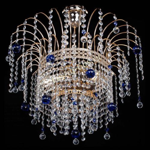 Люстра Агата Венеция №3 синяя в Химках Гусь Хрустальный