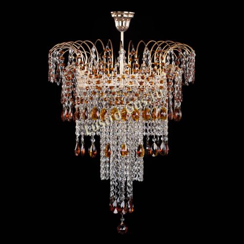 Люстра Агата Венеция №4 длинная Чайная в Химках Гусь Хрустальный