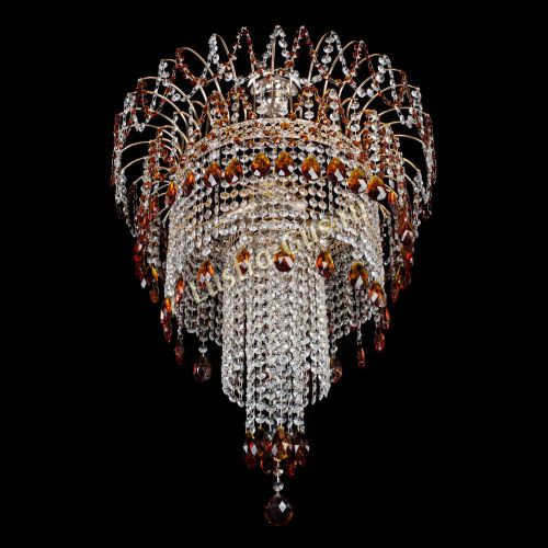 Люстра Агата Венеция №4 длинная Чайная в Химках Гусь Хрустальный