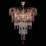 Люстра Агата Венеция №4 длинная Красная в Химках