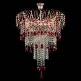 Люстра Агата Венеция №4 длинная Красная в Химках