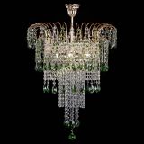 Люстра Агата Венеция №4 длинная Зеленая в Химках