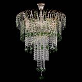 Люстра Агата Венеция №4 длинная Зеленая в Химках