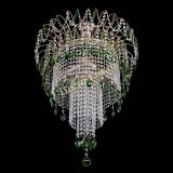 Люстра Агата Венеция №4 длинная Зеленая в Химках