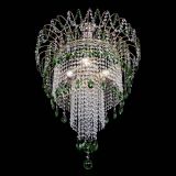 Люстра Агата Венеция №4 длинная Зеленая в Химках