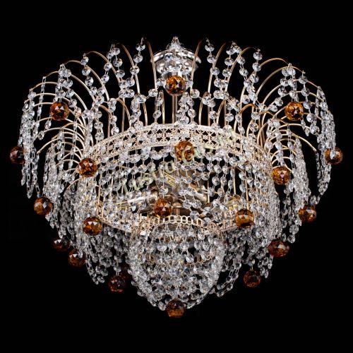 Люстра Агата Венеция №4 шар чайная в Химках Гусь Хрустальный