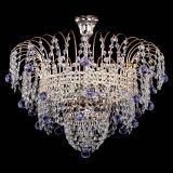 Люстра Агата Венеция №4 шар фиолетовая в Химках