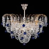 Люстра Агата Венеция №4 шар синяя в Химках