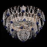 Люстра Агата Венеция №4 шар синяя в Химках