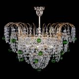 Люстра Агата Венеция №4 шар зеленая в Химках