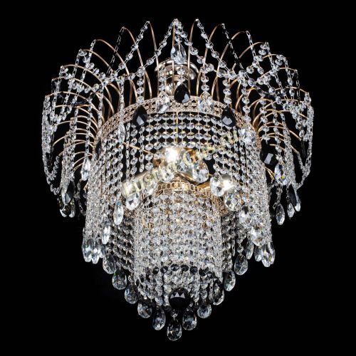 Люстра Агата Венеция №4 черная в Химках Гусь Хрустальный