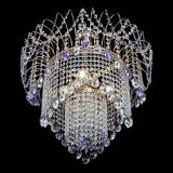 Люстра Агата Венеция №4 фиолетовая в Химках