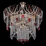 Люстра Агата Венеция №4 красная в Химках