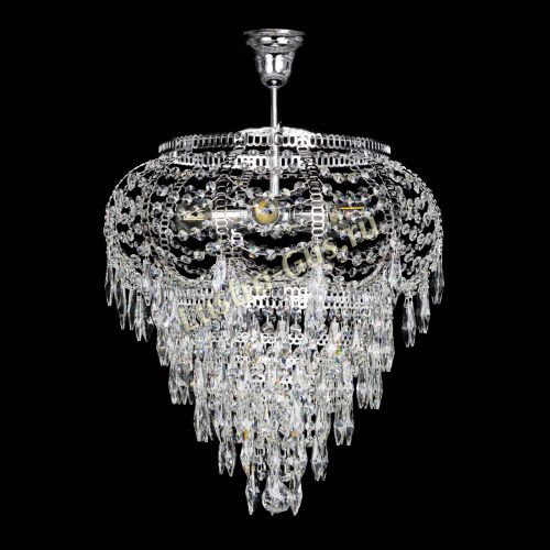 Люстра Альфа №5 с подвесом в Химках Гусь Хрустальный