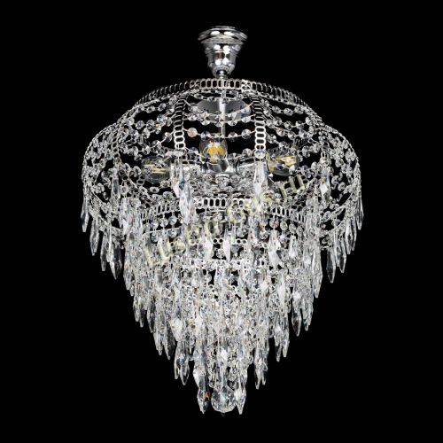 Люстра Альфа №5 с подвесом в Химках Гусь Хрустальный