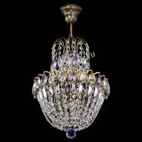 Люстра Астра №1 с подвесом под бронзу Фиолетоавя в Химках