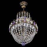 Люстра Астра №1 с подвесом под бронзу Фиолетоавя в Химках