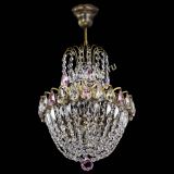 Люстра Астра №1 с подвесом под бронзу Розовая в Химках