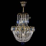 Люстра Астра №1 с подвесом под бронзу Синяя в Химках Люстра Астра №1 с подвесом под бронзу Синяя в Химках