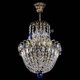 Люстра Астра №1 с подвесом под бронзу Синяя в Химках Люстра Астра №1 с подвесом под бронзу Синяя в Химках