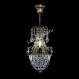 Люстра Астра №1 узкая черная под бронзу в Химках