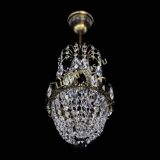 Люстра Астра №1 узкая черная под бронзу в Химках