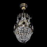 Люстра Астра №1 узкая черная под бронзу в Химках