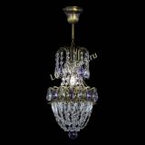 Люстра Астра №1 узкая фиолетовая под бронзу в Химках Люстра Астра №1 узкая фиолетовая под бронзу в Химках