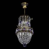 Люстра Астра №1 узкая фиолетовая под бронзу в Химках Люстра Астра №1 узкая фиолетовая под бронзу в Химках