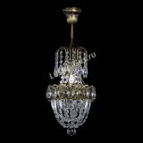 Люстра Астра №1 узкая с подвесом под бронзу в Химках