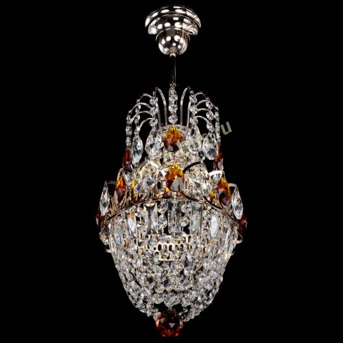 Люстра Астра №1 узкая чайная в Химках Гусь Хрустальный