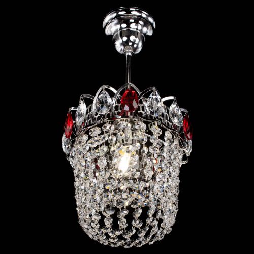 Люстра Астра ажур №1 красная в Химках Гусь Хрустальный