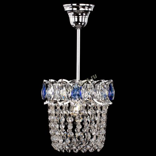 Люстра Астра ажур №1 синяя в Химках Гусь Хрустальный