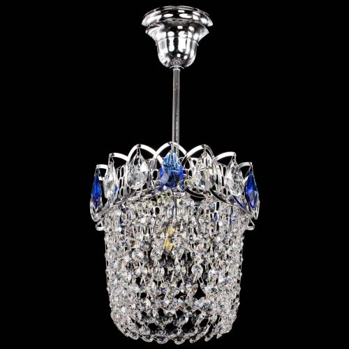 Люстра Астра ажур №1 синяя в Химках Гусь Хрустальный