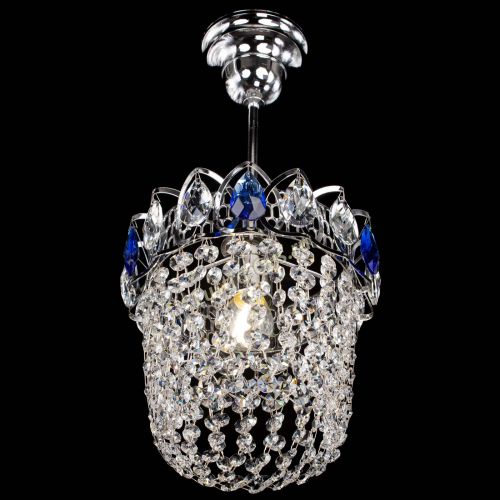 Люстра Астра ажур №1 синяя в Химках Гусь Хрустальный